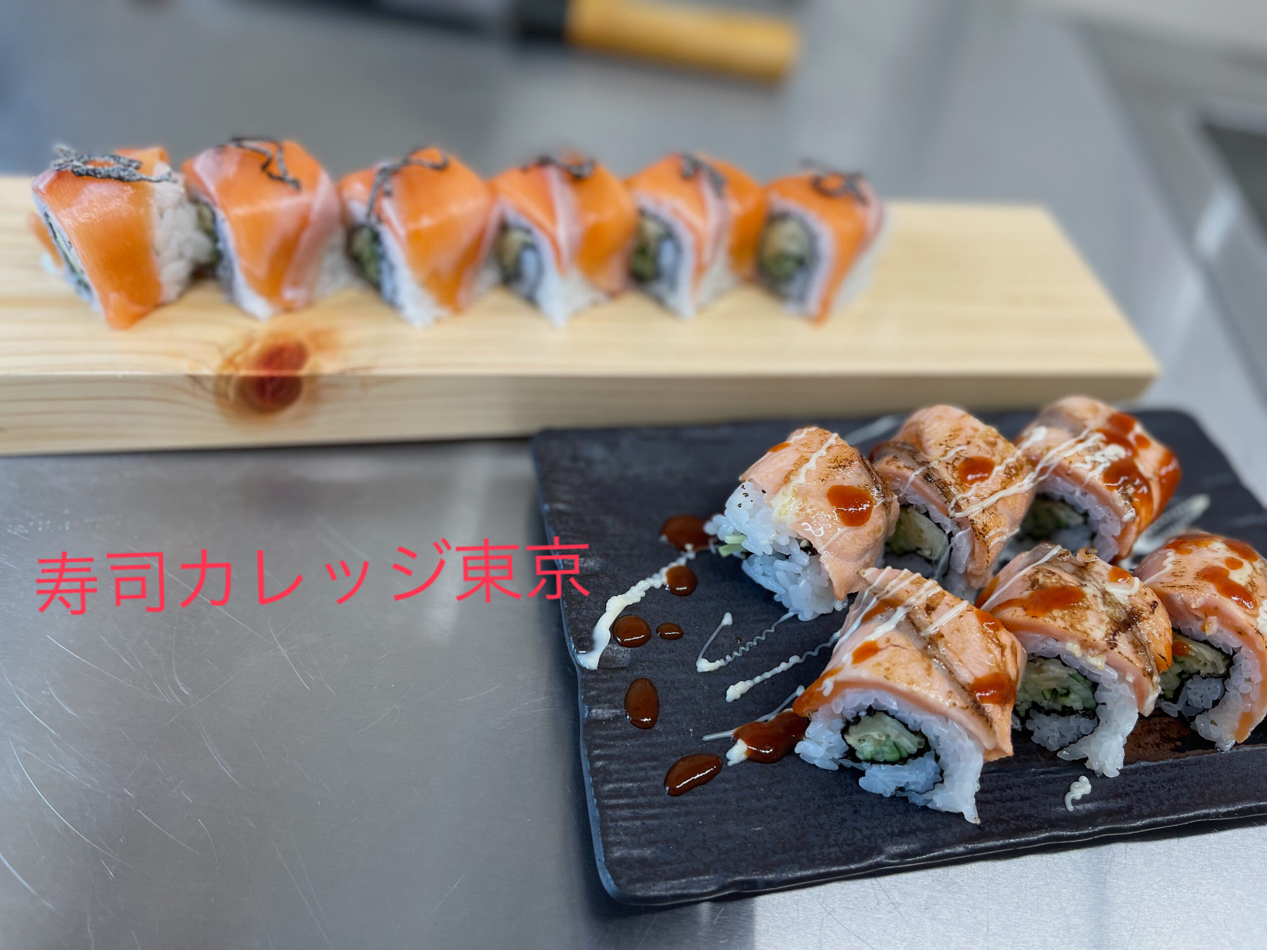 握り方の指導の様子
